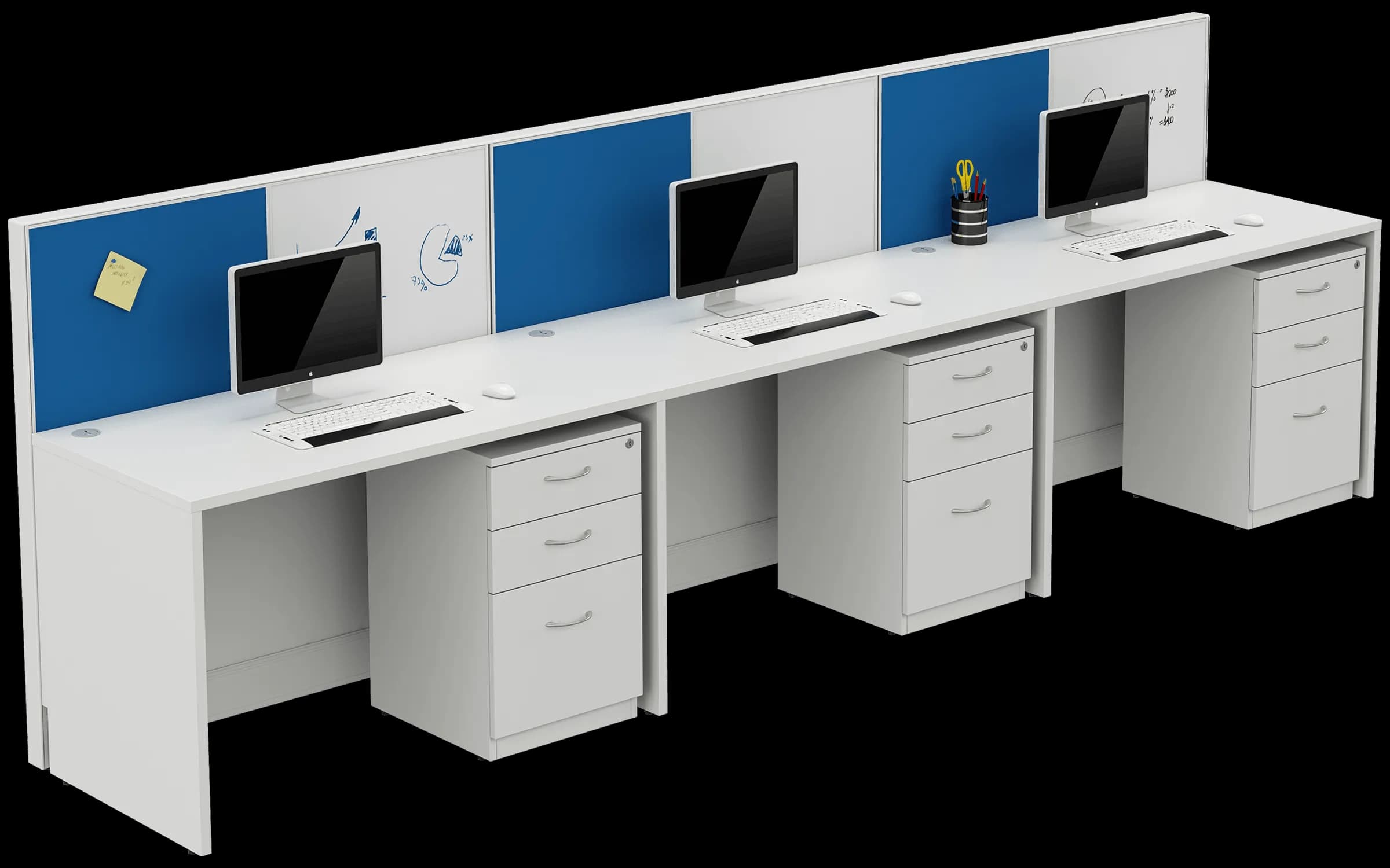 Linear Modular Office Workstation
